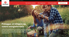 Desktop Screenshot of primagaz.no